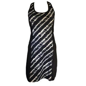 Lola by AFG Dress Womens Size XS Black White Racerback Pullover Activewear